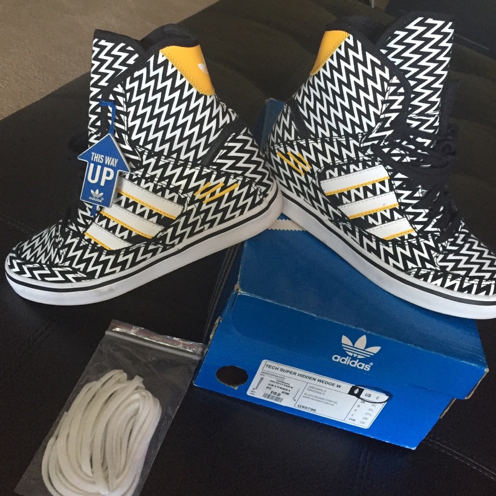 Black and White Adidas